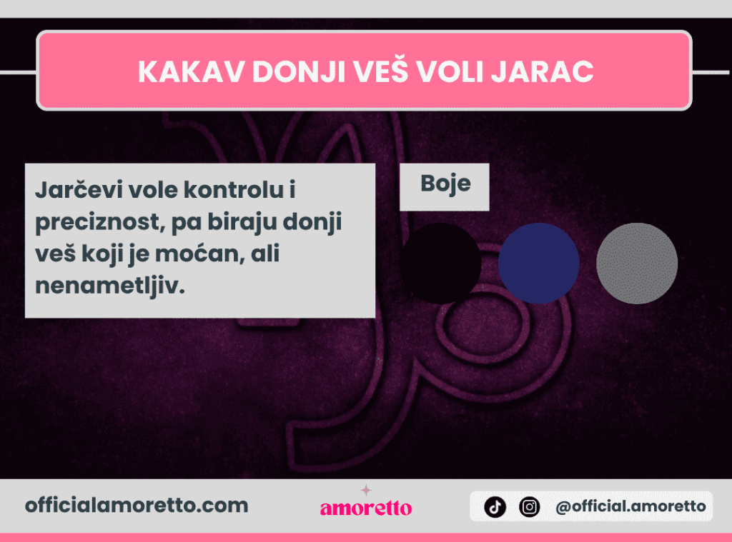Kakav donji ves voli jarac