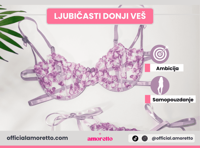 Ljubičasti donji veš Ljubičasti donji veš