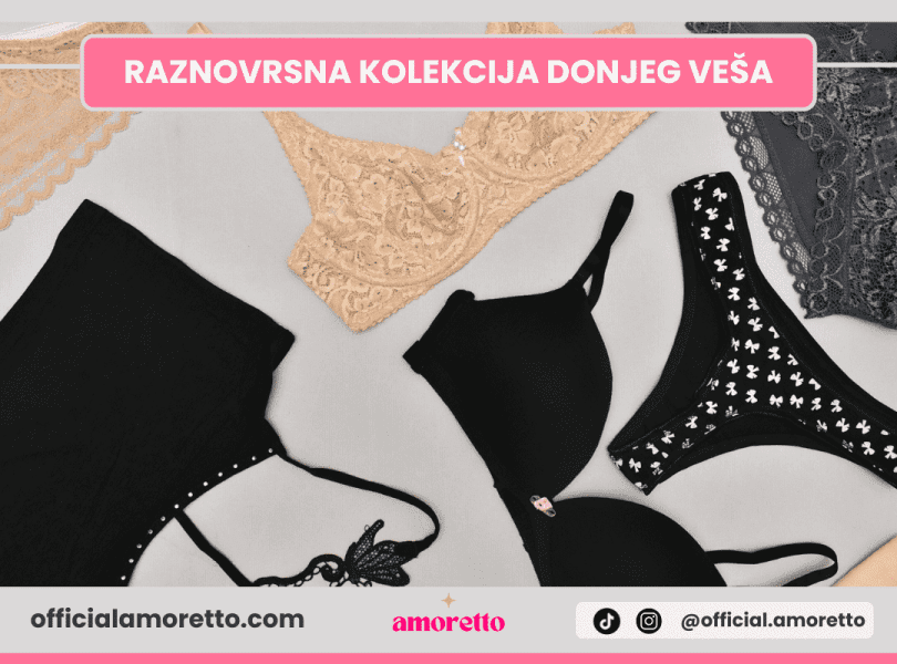 Raznovrsna kolekcija donjeg veša Raznovrsna kolekcija donjeg veša
